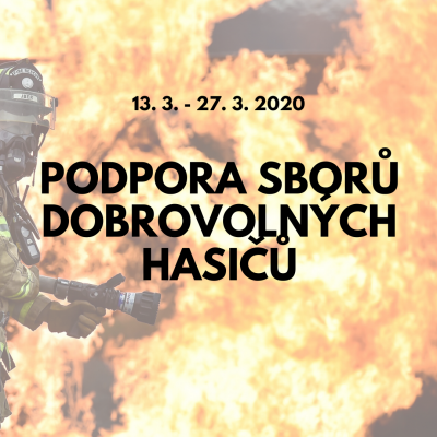 Podpora sborů dobrovolných hasičů